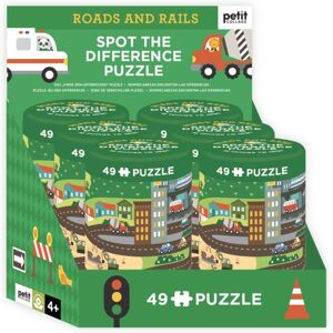Chronicle Books Spot The Difference Puzzle: Roads And Rails Cdu Of 6 Chronicle Books Spot The Difference Puzzle: Roads And Rails Cdu Of 6