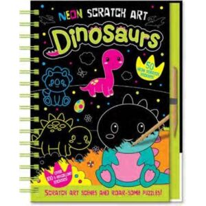 Gemini Books Group Ltd Neon Scratch Art Dinosaurs Gemini Books Group Ltd Neon Scratch Art Dinosaurs