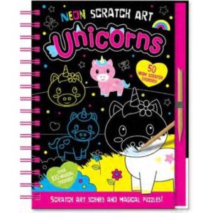 Gemini Books Group Ltd Neon Scratch Art Unicorns Gemini Books Group Ltd Neon Scratch Art Unicorns