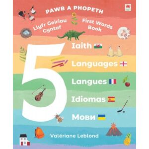 Rily Publications Ltd Pawb A Phopeth: Llyfr Geiriau Cyntaf - 5 Iaith Rily Publications Ltd Pawb A Phopeth: Llyfr Geiriau Cyntaf - 5 Iaith