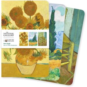 Flame Tree Publishing National Gallery: Van Gogh Set Of 3 Mini Notebooks Flame Tree Publishing National Gallery: Van Gogh Set Of 3 Mini Notebooks