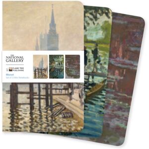 Flame Tree Publishing National Gallery: Monet Set Of 3 Mini Notebooks Flame Tree Publishing National Gallery: Monet Set Of 3 Mini Notebooks