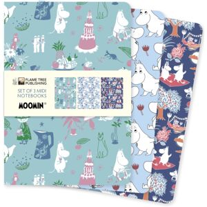 Flame Tree Publishing Moomin Classics Set Of 3 Midi Notebooks Flame Tree Publishing Moomin Classics Set Of 3 Midi Notebooks