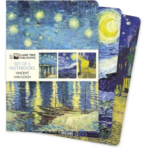 Flame Tree Publishing Vincent Van Gogh Set Of 3 Standard Notebooks Flame Tree Publishing Vincent Van Gogh Set Of 3 Standard Notebooks