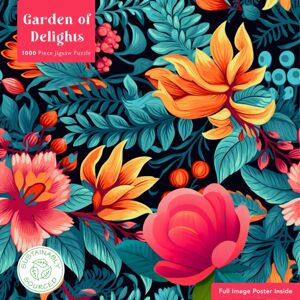 Flame Tree Publishing Adult Sustainable Jigsaw Puzzle Garden Of Delights : 1000-Pieces. Ethical, Sustainable, Earth-Friendly Flame Tree Publishing Adult Sustainable Jigsaw Puzzle Garden Of Delights : 1000-Pieces. Ethical, Sustainable, Earth-Friendly