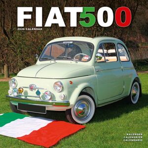 Avonside Publishing Ltd Fiat 500 Calendar 2026 Square Car Wall Calendar - 16 Month Avonside Publishing Ltd Fiat 500 Calendar 2026 Square Car Wall Calendar - 16 Month