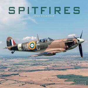 Avonside Publishing Ltd Spitfires Calendar 2026 Square Plane Wall Calendar - 16 Month Avonside Publishing Ltd Spitfires Calendar 2026 Square Plane Wall Calendar - 16 Month