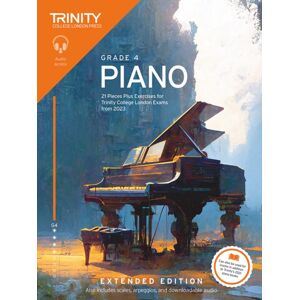 Trinity College London Press Trinity College London Piano Exam Pieces Plus Exercises From 2023: Grade 4: Extended Edition Trinity College London Press Trinity College London Piano Exam Pieces Plus Exercises From 2023: Grade 4: Extended Edition
