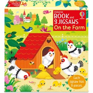 Usborne Publishing Ltd Usborne Book And 3 Jigsaws: On The Farm Usborne Publishing Ltd Usborne Book And 3 Jigsaws: On The Farm