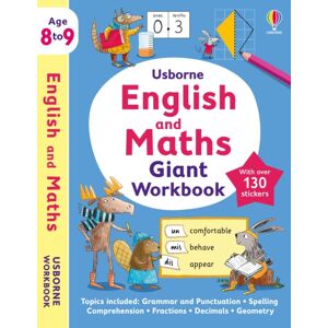 Usborne Publishing Ltd Usborne English And Maths Giant Workbook 8-9 Usborne Publishing Ltd Usborne English And Maths Giant Workbook 8-9