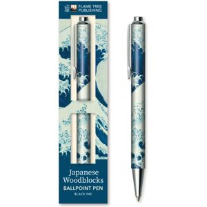 Flame Tree Publishing Katsushika Hokusai: The Great Wave Boxed Decorative Ballpoint Pen Flame Tree Publishing Katsushika Hokusai: The Great Wave Boxed Decorative Ballpoint Pen