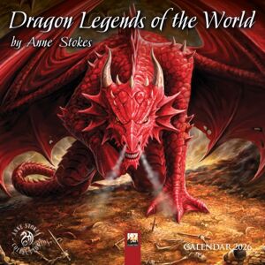 Flame Tree Publishing Anne Stokes: Dragon Legends Of The World Mini Wall Calendar 2026 (Art Calendar) Flame Tree Publishing Anne Stokes: Dragon Legends Of The World Mini Wall Calendar 2026 (Art Calendar)