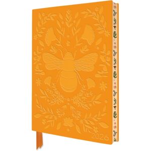 Flame Tree Publishing Jade Mosinski: Bee 2026 Artisan Art Vegan Leather Diary Planner - Page To View With Notes Flame Tree Publishing Jade Mosinski: Bee 2026 Artisan Art Vegan Leather Diary Planner - Page To View With Notes