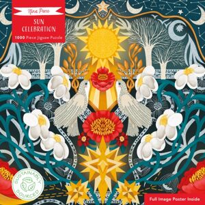 Flame Tree Publishing Adult Sustainable Jigsaw Puzzle Nina Pace: Sun Celebration : 1000-Pieces. Ethical, Sustainable, Earth-Friendly Flame Tree Publishing Adult Sustainable Jigsaw Puzzle Nina Pace: Sun Celebration : 1000-Pieces. Ethical, Sustainable, Earth-Friendly