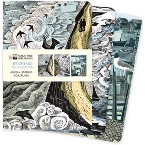 Flame Tree Publishing Angela Harding: Coastlines Set Of 3 Midi Notebooks Flame Tree Publishing Angela Harding: Coastlines Set Of 3 Midi Notebooks