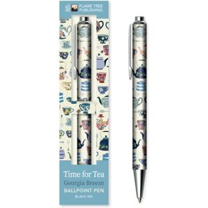 Flame Tree Publishing Georgia Breeze: Time For Tea Boxed Decorative Ballpoint Pen Flame Tree Publishing Georgia Breeze: Time For Tea Boxed Decorative Ballpoint Pen