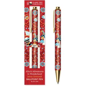 Flame Tree Publishing Jenny Zemanek: Alice'S Adventures In Wonderland Boxed Decorative Ballpoint Pen Flame Tree Publishing Jenny Zemanek: Alice'S Adventures In Wonderland Boxed Decorative Ballpoint Pen