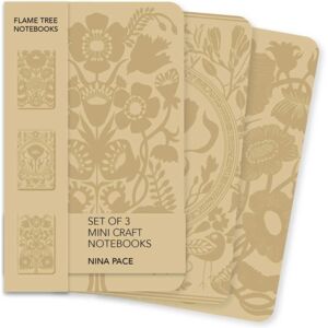 Flame Tree Publishing Nina Pace Set Of 3 Mini Craft Notebooks Flame Tree Publishing Nina Pace Set Of 3 Mini Craft Notebooks
