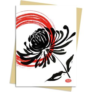 Flame Tree Publishing Sumi Flowers: Crysanthemum Greeting Card Pack : Pack Of 6 Flame Tree Publishing Sumi Flowers: Crysanthemum Greeting Card Pack : Pack Of 6