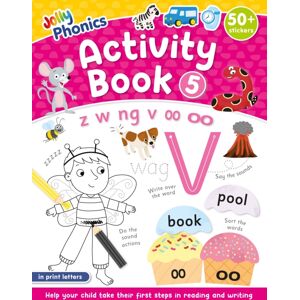 Jolly Learning Ltd Jolly Phonics Activity Book 5 : In Print Letters (American English Edition) Jolly Learning Ltd Jolly Phonics Activity Book 5 : In Print Letters (American English Edition)