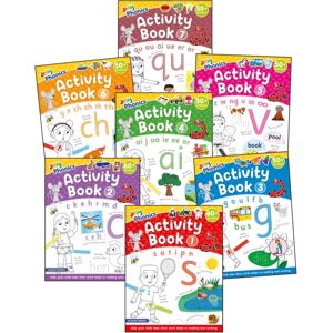Jolly Learning Ltd Jolly Phonics Activity Books 1-7 : In Print Letters (American English Edition) Jolly Learning Ltd Jolly Phonics Activity Books 1-7 : In Print Letters (American English Edition)