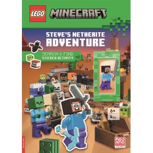 Michael O'Mara Books Ltd Lego® Minecraft®: Steve’s Netherite Adventure Search & Find Sticker Activity (With Steve Minifigure And Sword) Michael O'Mara Books Ltd Lego® Minecraft®: Steve’s Netherite Adventure Search & Find Sticker Activity (With Steve Minifigure And Sword)