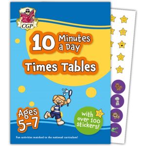 Coordination Group Publications Ltd (CGP) 10 Minutes A Day Times Tables For Ages 5-7 (With Over 100 Stickers) Coordination Group Publications Ltd (CGP) 10 Minutes A Day Times Tables For Ages 5-7 (With Over 100 Stickers)