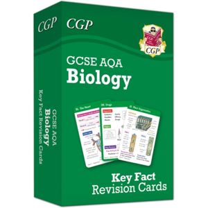 Coordination Group Publications Ltd (CGP) Gcse Biology Aqa Key Fact Revision Cards - Summary Cards For Quick Revision Coordination Group Publications Ltd (CGP) Gcse Biology Aqa Key Fact Revision Cards - Summary Cards For Quick Revision