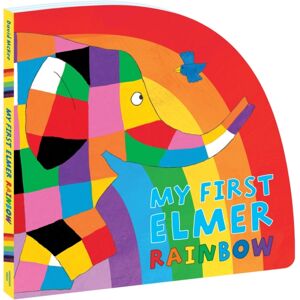 Andersen Press Ltd My First Elmer Rainbow : Shaped Board Book Andersen Press Ltd My First Elmer Rainbow : Shaped Board Book