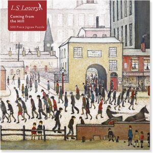 Flame Tree Publishing Adult Jigsaw Puzzle L.S. Lowry: Coming From The Mill (500 Pieces) : 500-Piece Jigsaw Puzzles Flame Tree Publishing Adult Jigsaw Puzzle L.S. Lowry: Coming From The Mill (500 Pieces) : 500-Piece Jigsaw Puzzles