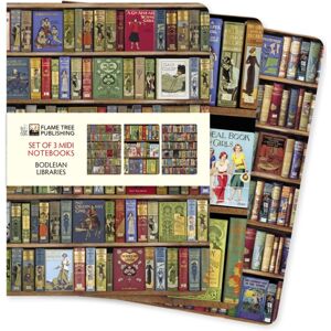 Flame Tree Publishing Bodleian Libraries Set Of 3 Midi Notebooks Flame Tree Publishing Bodleian Libraries Set Of 3 Midi Notebooks