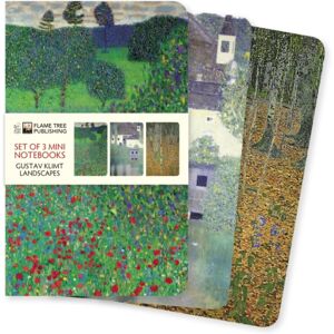 Flame Tree Publishing Klimt Landscapes Set Of 3 Mini Notebooks Flame Tree Publishing Klimt Landscapes Set Of 3 Mini Notebooks