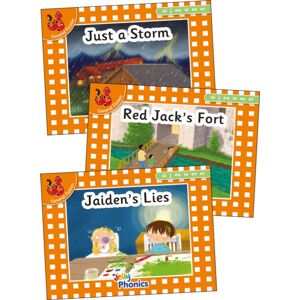 Jolly Learning Ltd Jolly Phonics Orange Level Readers Set 4 : In Precursive Letters (British English Edition) Jolly Learning Ltd Jolly Phonics Orange Level Readers Set 4 : In Precursive Letters (British English Edition)