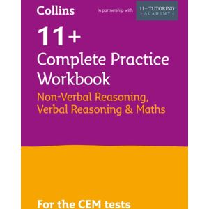 Letts Educational 11+ Verbal Reasoning, Non-Verbal Reasoning & Maths Complete Practice Workbook : For The 2025 Cem Tests Letts Educational 11+ Verbal Reasoning, Non-Verbal Reasoning & Maths Complete Practice Workbook : For The 2025 Cem Tests