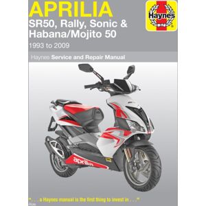 Haynes Publishing Group Aprilia Sr50, Rally, Sonic & Habana/mojito Scooters (93 - 09) Haynes Publishing Group Aprilia Sr50, Rally, Sonic & Habana/mojito Scooters (93 - 09)