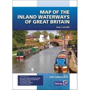 Imray, Laurie, Norie & Wilson Ltd Map Of The Inland Waterways Of Great Britain Imray, Laurie, Norie & Wilson Ltd Map Of The Inland Waterways Of Great Britain