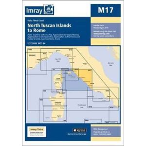 Imray, Laurie, Norie & Wilson Ltd Imray Chart M17 : North Tuscan Islands To Rome Imray, Laurie, Norie & Wilson Ltd Imray Chart M17 : North Tuscan Islands To Rome
