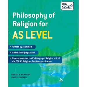 Bloomsbury Publishing PLC Philosophy Of Religion For As Level Bloomsbury Publishing PLC Philosophy Of Religion For As Level