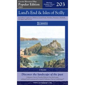 Cassini Publishing Ltd Land'S End And Isles Of Scilly Cassini Publishing Ltd Land'S End And Isles Of Scilly