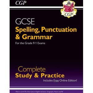 Coordination Group Publications Ltd (CGP) Gcse Spelling, Punctuation And Grammar Complete Study & Practice (With Online Edition) Coordination Group Publications Ltd (CGP) Gcse Spelling, Punctuation And Grammar Complete Study & Practice (With Online Edition)