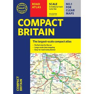 Octopus Publishing Group Philip'S Compact Britain Road Atlas : (Flexi A5) Octopus Publishing Group Philip'S Compact Britain Road Atlas : (Flexi A5)