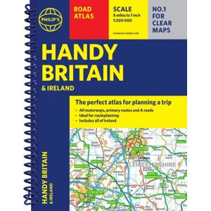 Octopus Publishing Group Philip'S Handy Atlas Britain : Spiral A5 Octopus Publishing Group Philip'S Handy Atlas Britain : Spiral A5