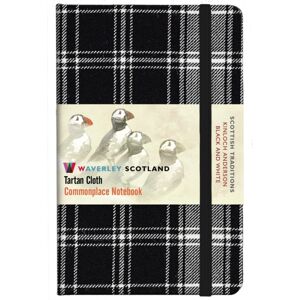 The Gresham Publishing Co. Ltd Waverley S.T. (M): Black & White Pocket Genuine Tartan Cloth Commonplace Notebook The Gresham Publishing Co. Ltd Waverley S.T. (M): Black & White Pocket Genuine Tartan Cloth Commonplace Notebook