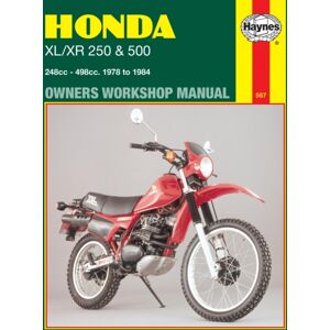 Haynes Manuals Inc Honda Xl/xr 250 & 500 (78 - 84) Haynes Repair Manual Haynes Manuals Inc Honda Xl/xr 250 & 500 (78 - 84) Haynes Repair Manual