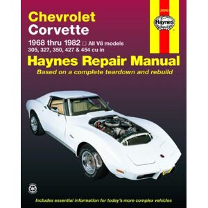 Haynes Manuals Inc Chevrolet Corvette (1968-1982) Haynes Repair Manual (Usa) Haynes Manuals Inc Chevrolet Corvette (1968-1982) Haynes Repair Manual (Usa)