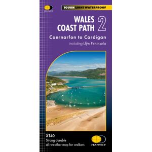Harvey Map Services Ltd Wales Coast Path 2 : Caernarfon To Cardigan Including Llyn Peninsula Harvey Map Services Ltd Wales Coast Path 2 : Caernarfon To Cardigan Including Llyn Peninsula
