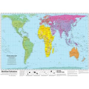 WorldView Publications Peters Projection World Map (Flat, Rolled) WorldView Publications Peters Projection World Map (Flat, Rolled)