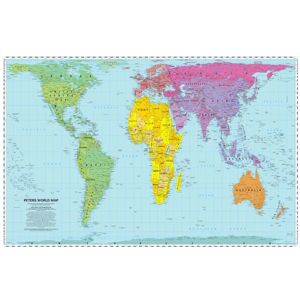 WorldView Publications Peters World Map : Folded WorldView Publications Peters World Map : Folded