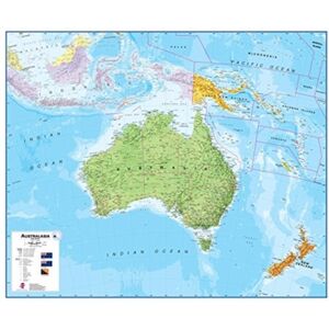 Maps International Ltd Australasia Laminated Maps International Ltd Australasia Laminated