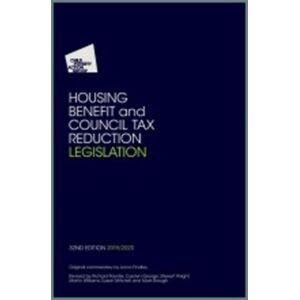 CPAG Housing Benefit And Council Tax Reduction Legislation : 2019/20 CPAG Housing Benefit And Council Tax Reduction Legislation : 2019/20